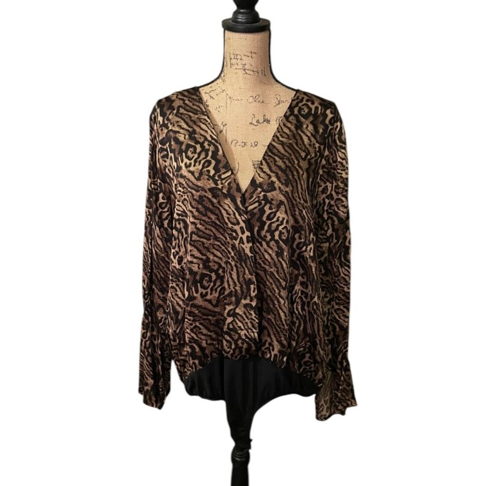 Good American Satin Wrap Bodysuit